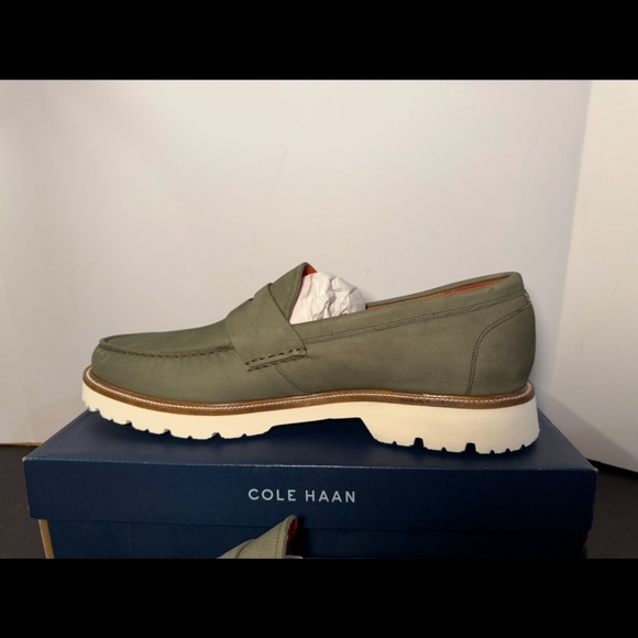 Cole Haan American Classics Penny Loafers C37891 Tea Leaf/Egret Mens 13M main image 4